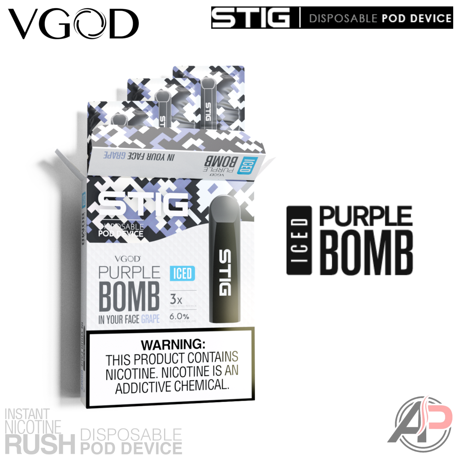 VGOD STIG Disposable Vape Pen | Vaping Device | E-Cigarette Apvs VGOD STIG Disposable Vape Pen | Vaping Device | E-Cigarette Apvs