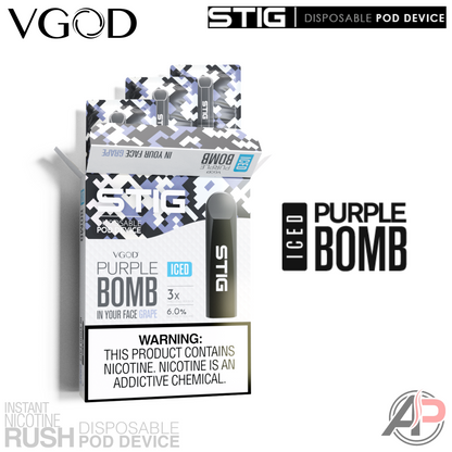 Vgod Stig Disposable Vape Device 3 Pack