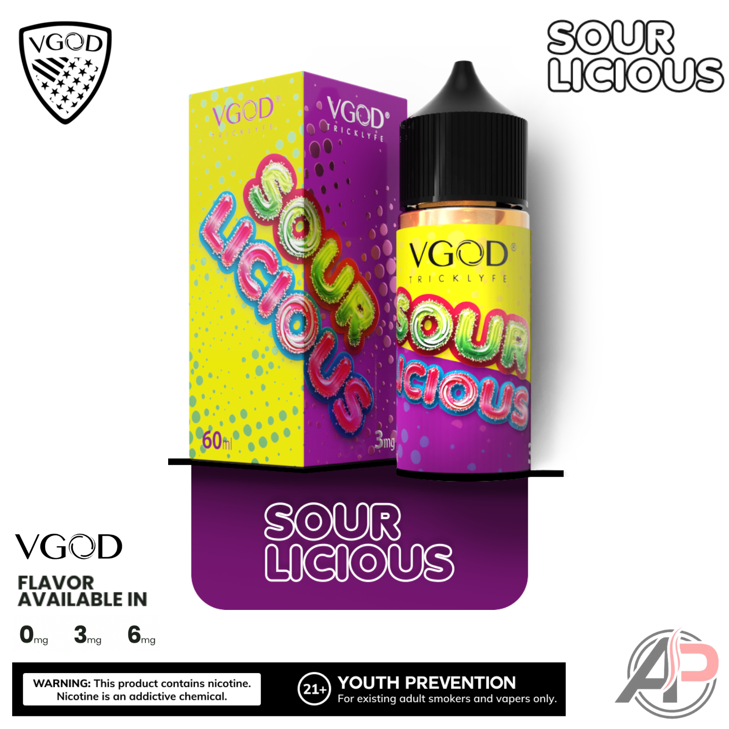 Vgod Sourlicious E-Liquid 60mL