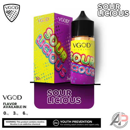 Vgod Sourlicious E-Liquid 60mL