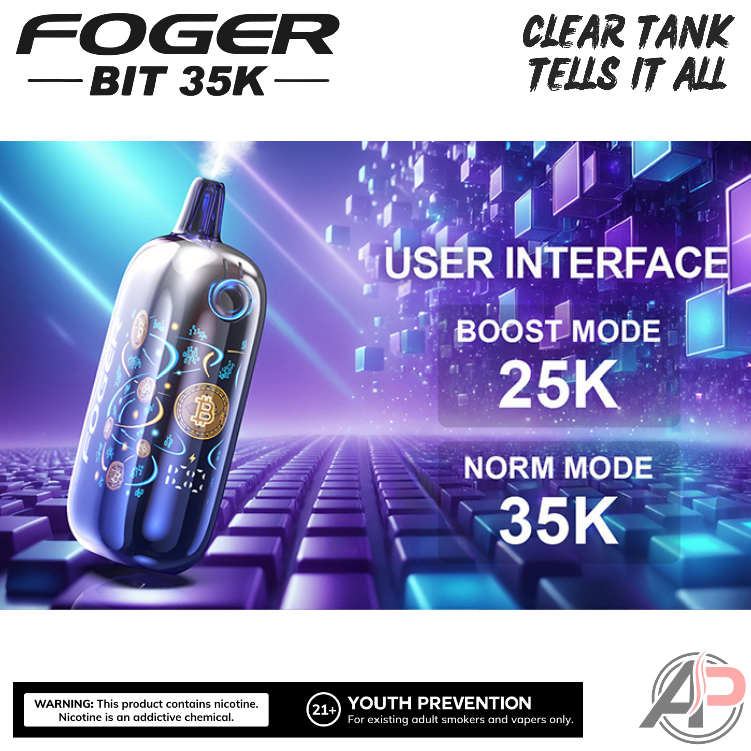 Foger Bit 35k Puffs Disposable Vape Device