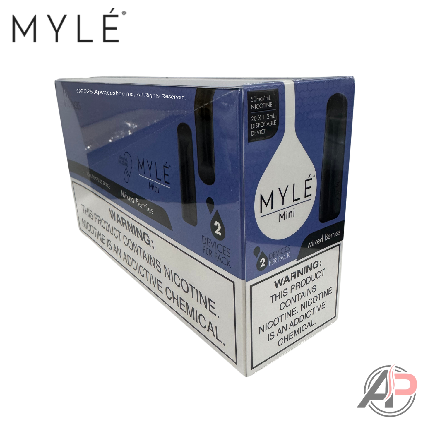 Myle Mini Disposable Vape Device Wholesale Box Mixed Berries