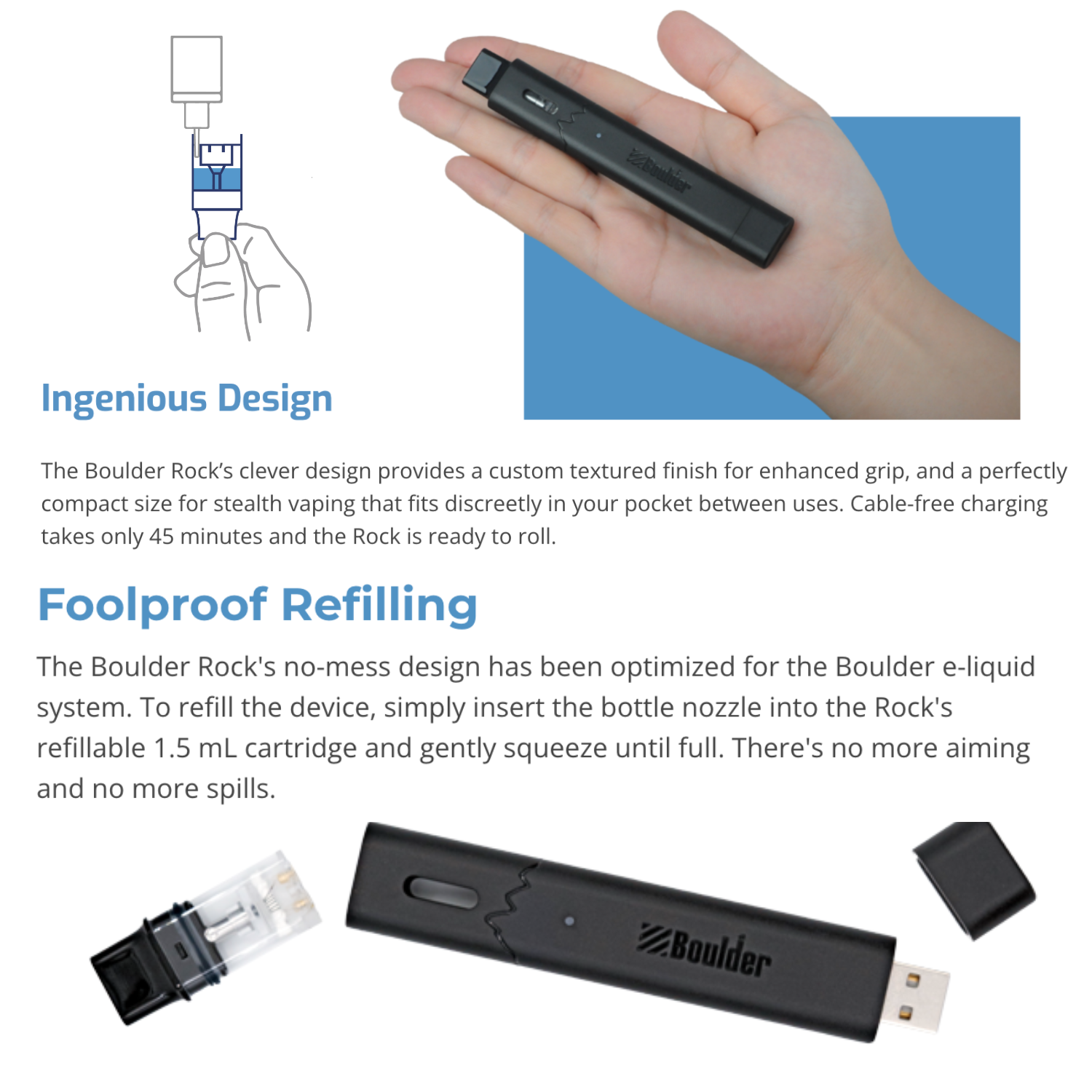 Boulder Rock Vape Pen Starter Kit Device Apvs Boulder Rock Vape Pen Starter Kit Device Apvs