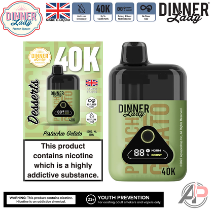 Dinner Lady Desserts 40,000 Puffs Disposable Vape Device