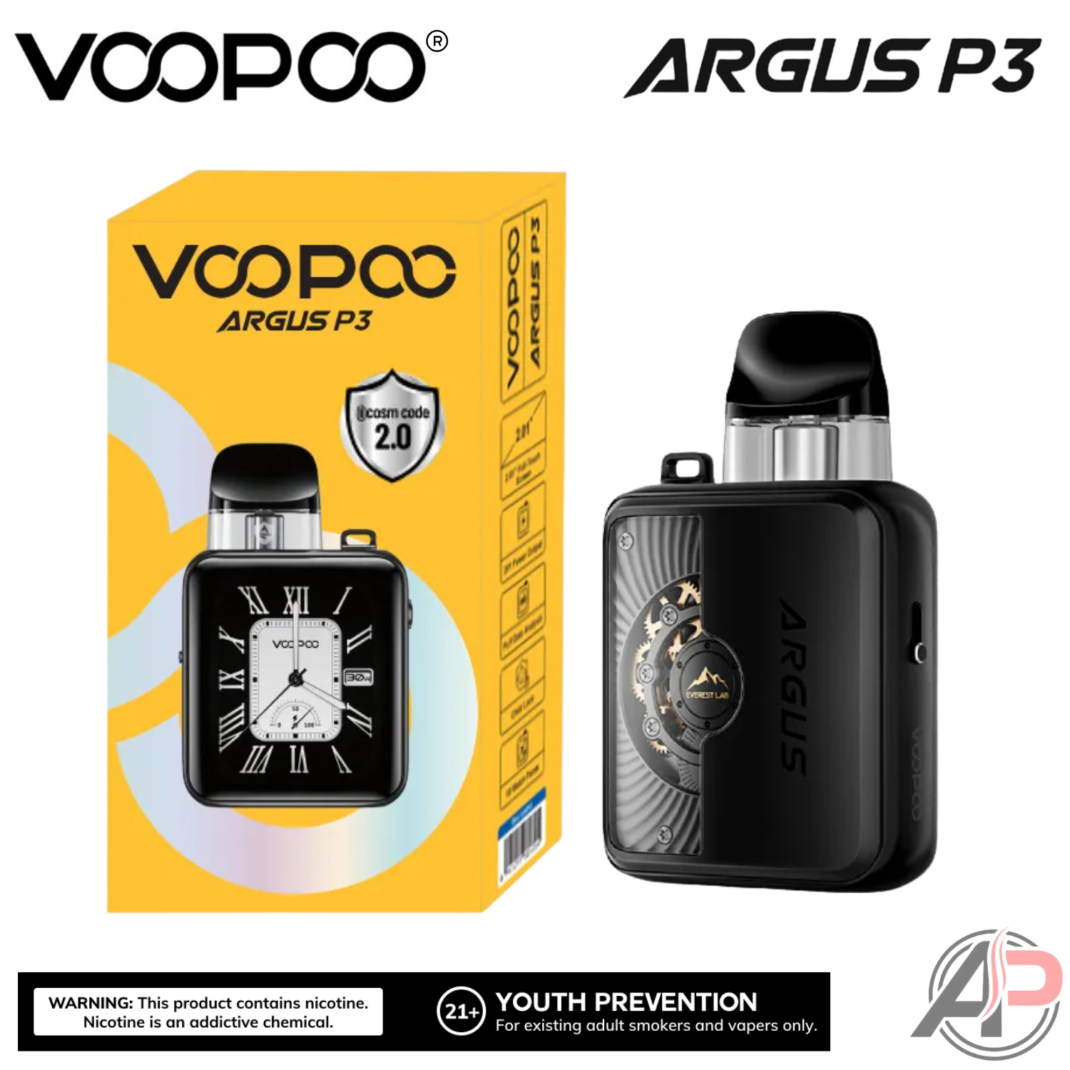 Voopoo Argus P3 Pod System Starter Kit Device