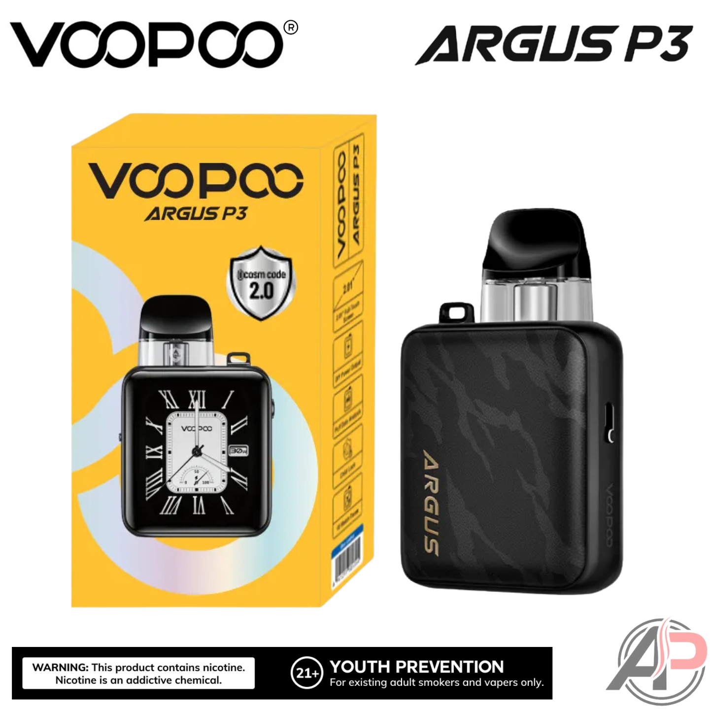 Voopoo Argus P3 Pod System Starter Kit Device
