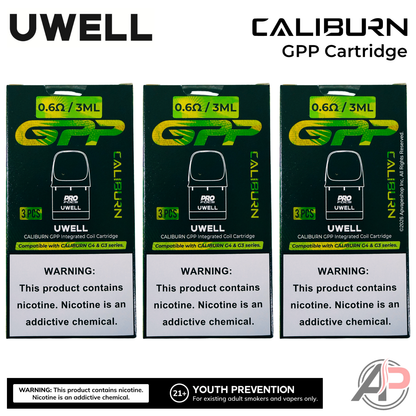 Uwell Caliburn GPP Replacement Pods 3 Pack