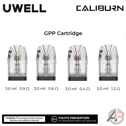 Uwell Caliburn GPP Replacement Pods 3 Pack