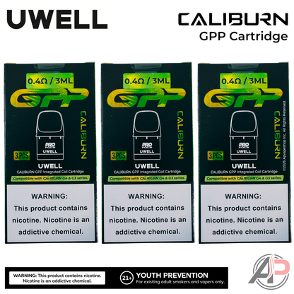Uwell Caliburn GPP Replacement Pods 3 Pack