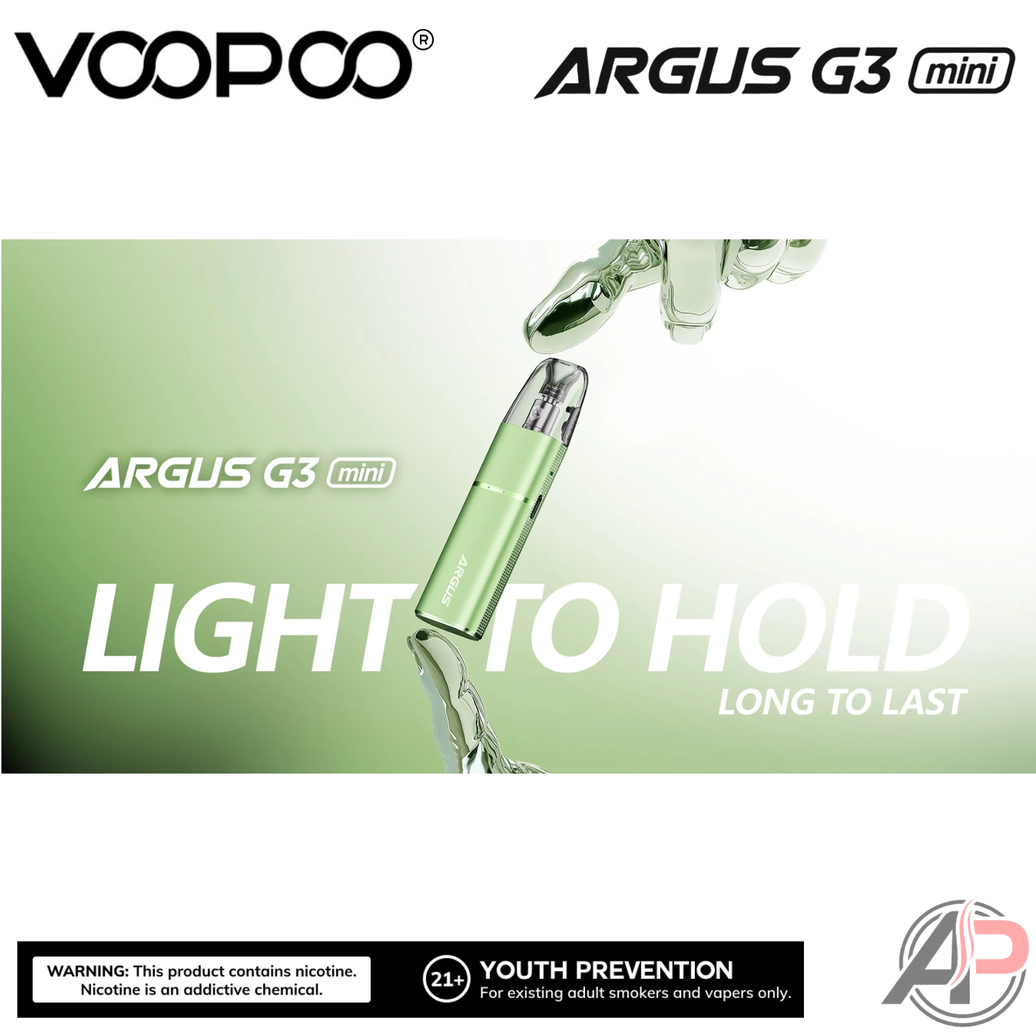 Voopoo Argus G3 Mini Pod System Starter Kit Device