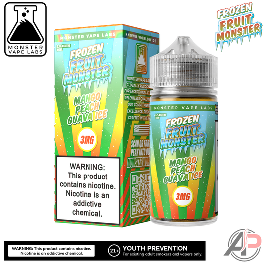 Mango Peach Guava Ice E-Liquid By Frozen Fruit Monster Vape Labs 100mL