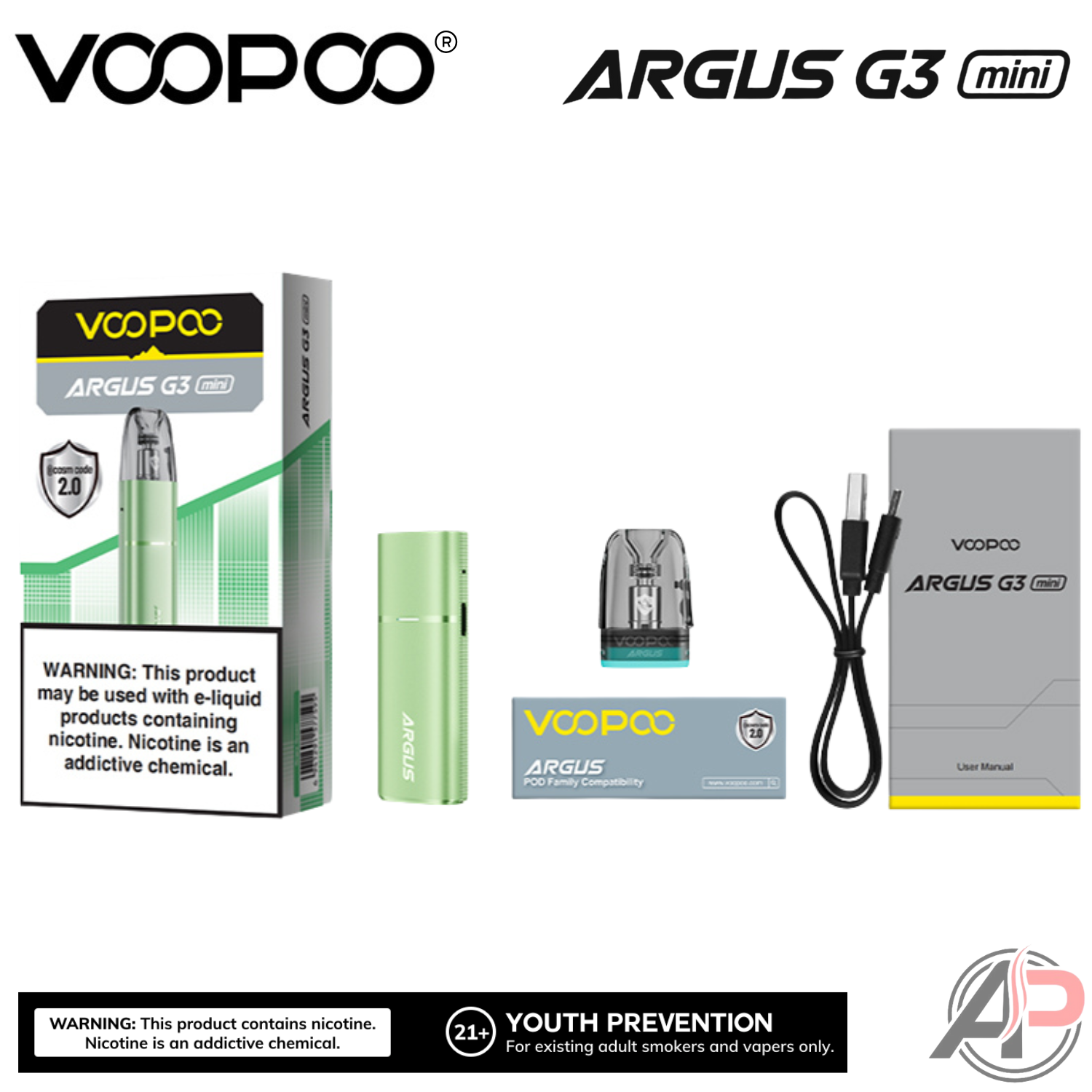 Voopoo Argus G3 Mini Pod System Starter Kit Device