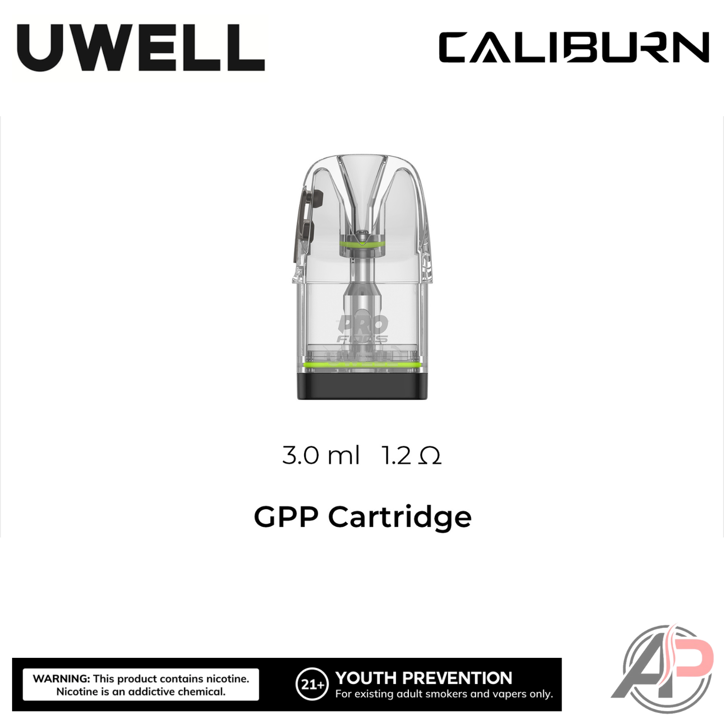 Uwell Caliburn GPP Replacement Pods 3 Pack