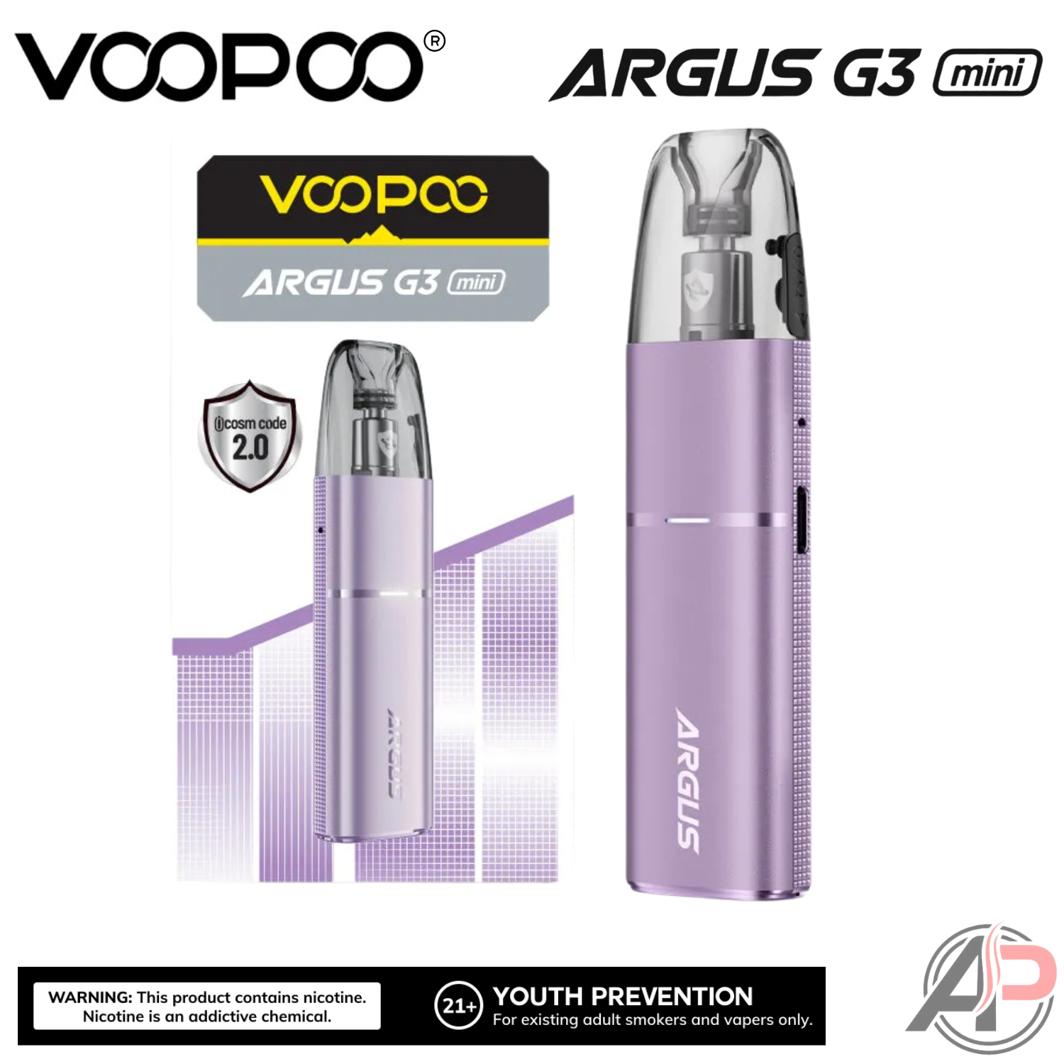 Voopoo Argus G3 Mini Pod System Starter Kit Device