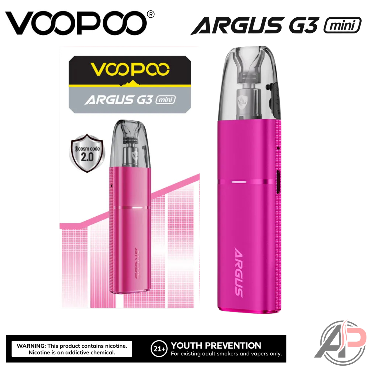 Voopoo Argus G3 Mini Pod System Starter Kit Device