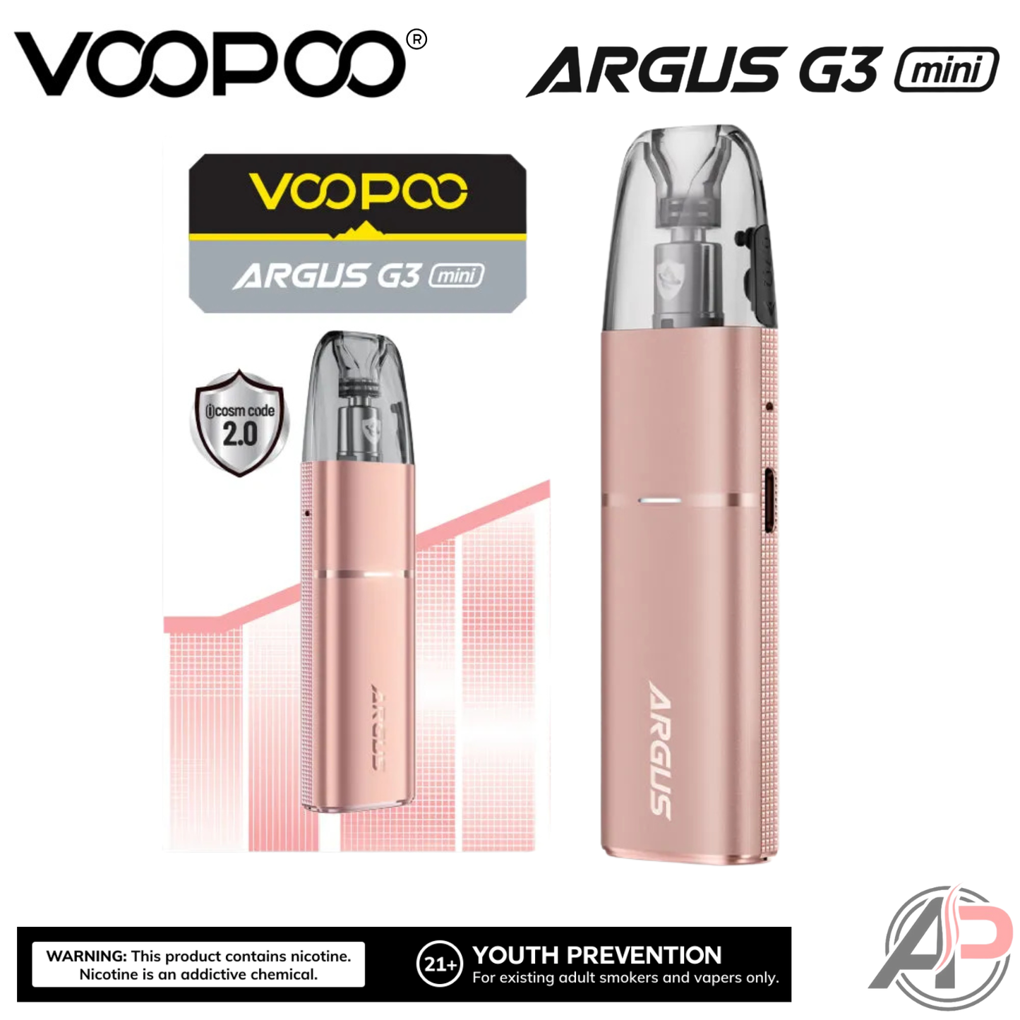 Voopoo Argus G3 Mini Pod System Starter Kit Device