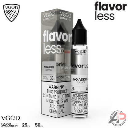 VGOD Flavorless 30mL Salt Nic Apvs VGOD Flavorless 30mL Salt Nic Apvs