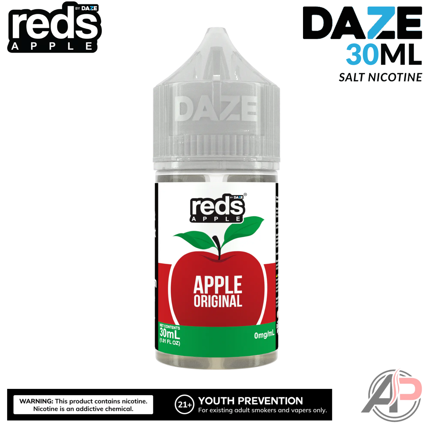 7 Daze Reds Apple Original Salt Nicotine 30mL