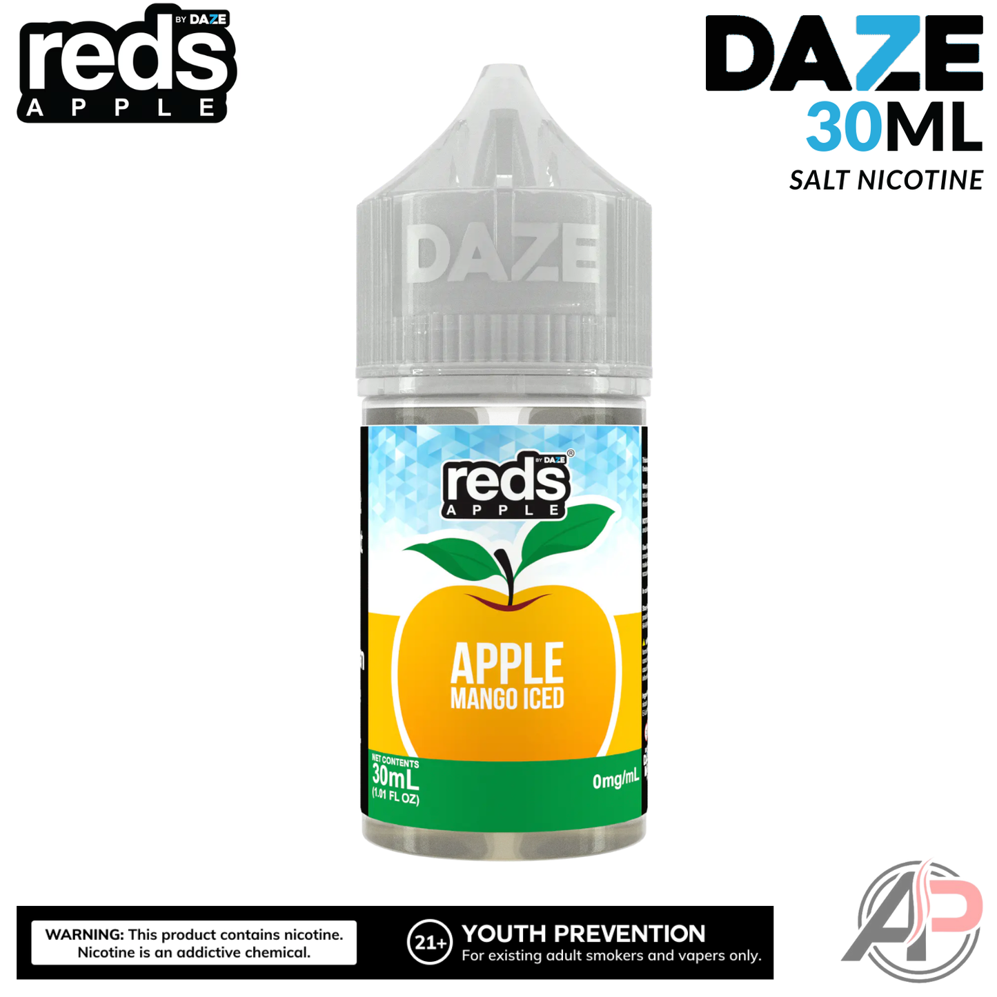7 Daze Reds Apple Mango Iced Salt Nicotine 30mL