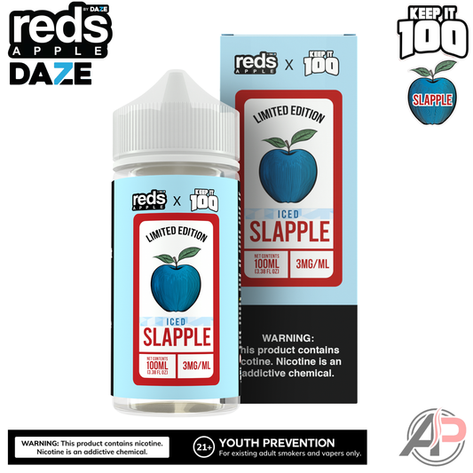 7 Daze Reds X Keep It 100 Slapple Iced E-Liquid 100mL