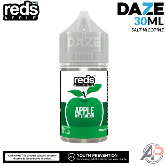 7 Daze Reds Apple Watermelon Salt Nicotine 30mL