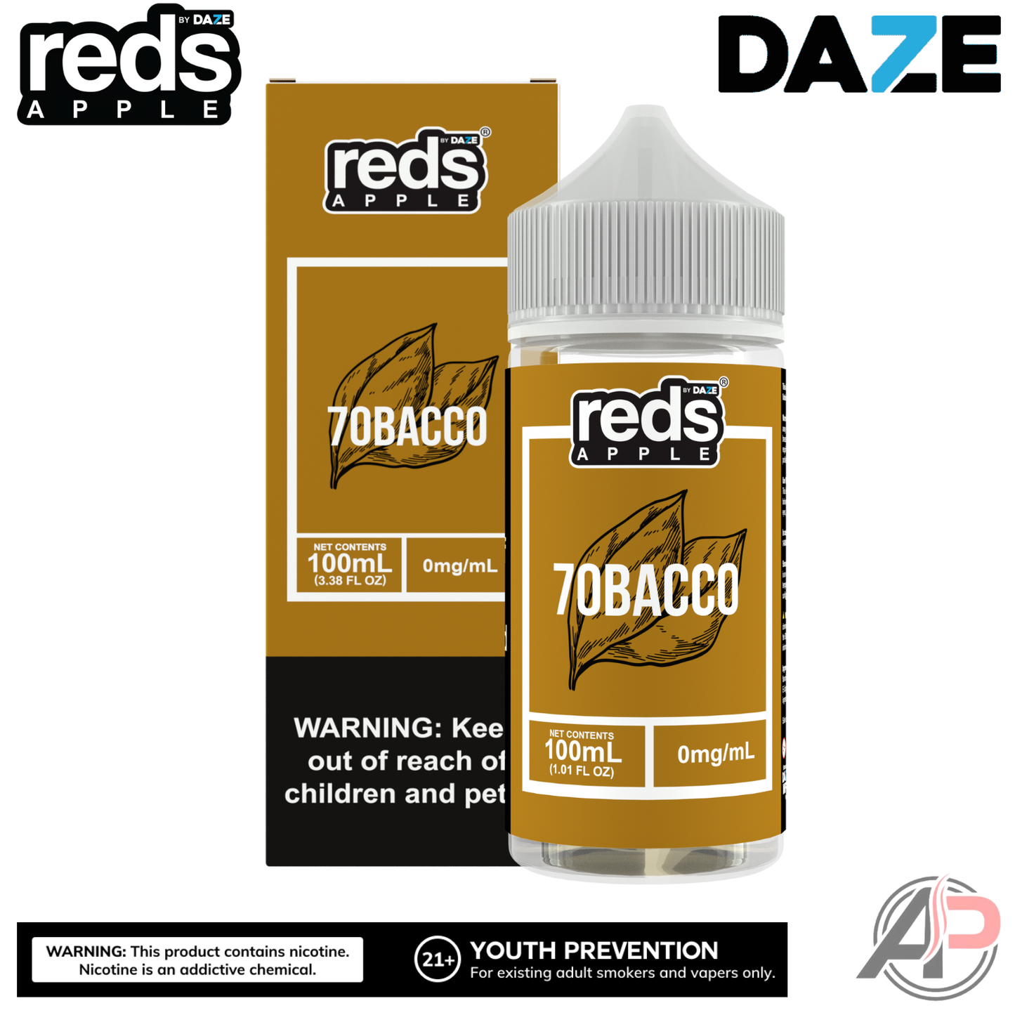 7 Daze Reds 7obacco E-Liquid 100mL