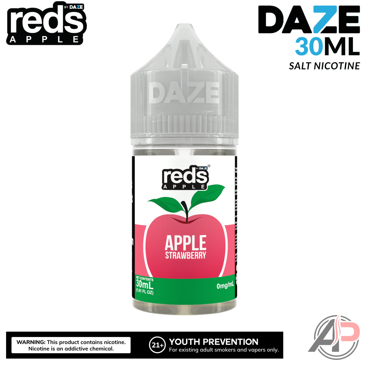 7 Daze Reds Apple Strawberry Salt Nicotine 30mL