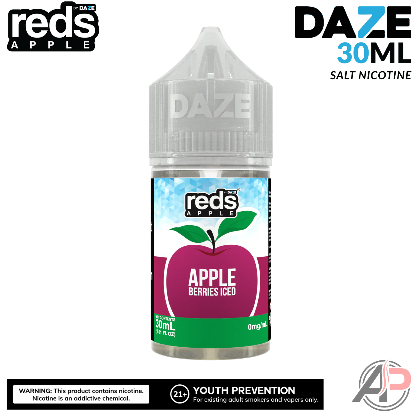 7 Daze Reds Apple Berries Iced Salt Nicotine 30mL