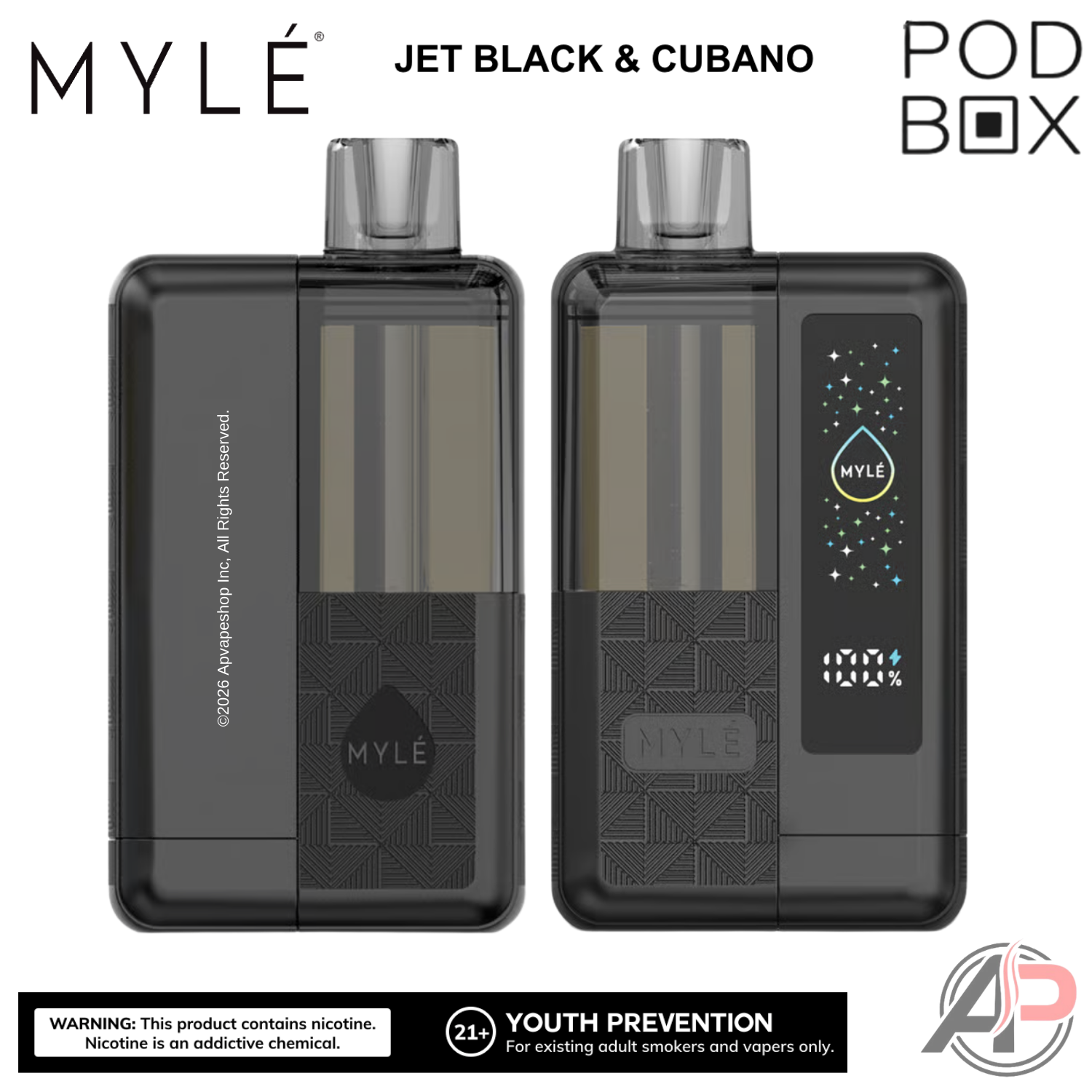 Myle Pod Box 35,000 Puffs Disposable Vape Device Kit