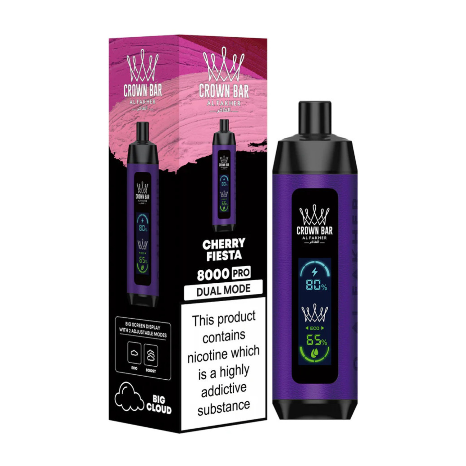 Al Fakher Crown Bar 8000 Puffs Pro DTL Disposable Vape Device Apvs Al Fakher Crown Bar 8000 Puffs Pro DTL Disposable Vape Device Apvs