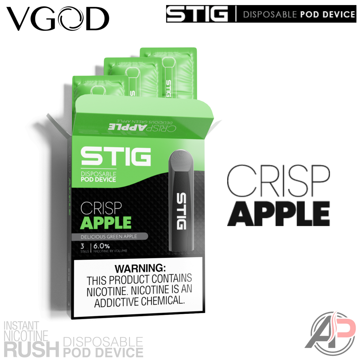 VGOD STIG Disposable Vape Pen | Vaping Device | E-Cigarette Apvs VGOD STIG Disposable Vape Pen | Vaping Device | E-Cigarette Apvs