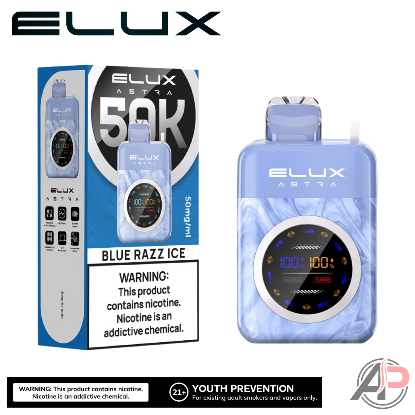 Elux Astra 50000 Puffs Disposable Vape Device