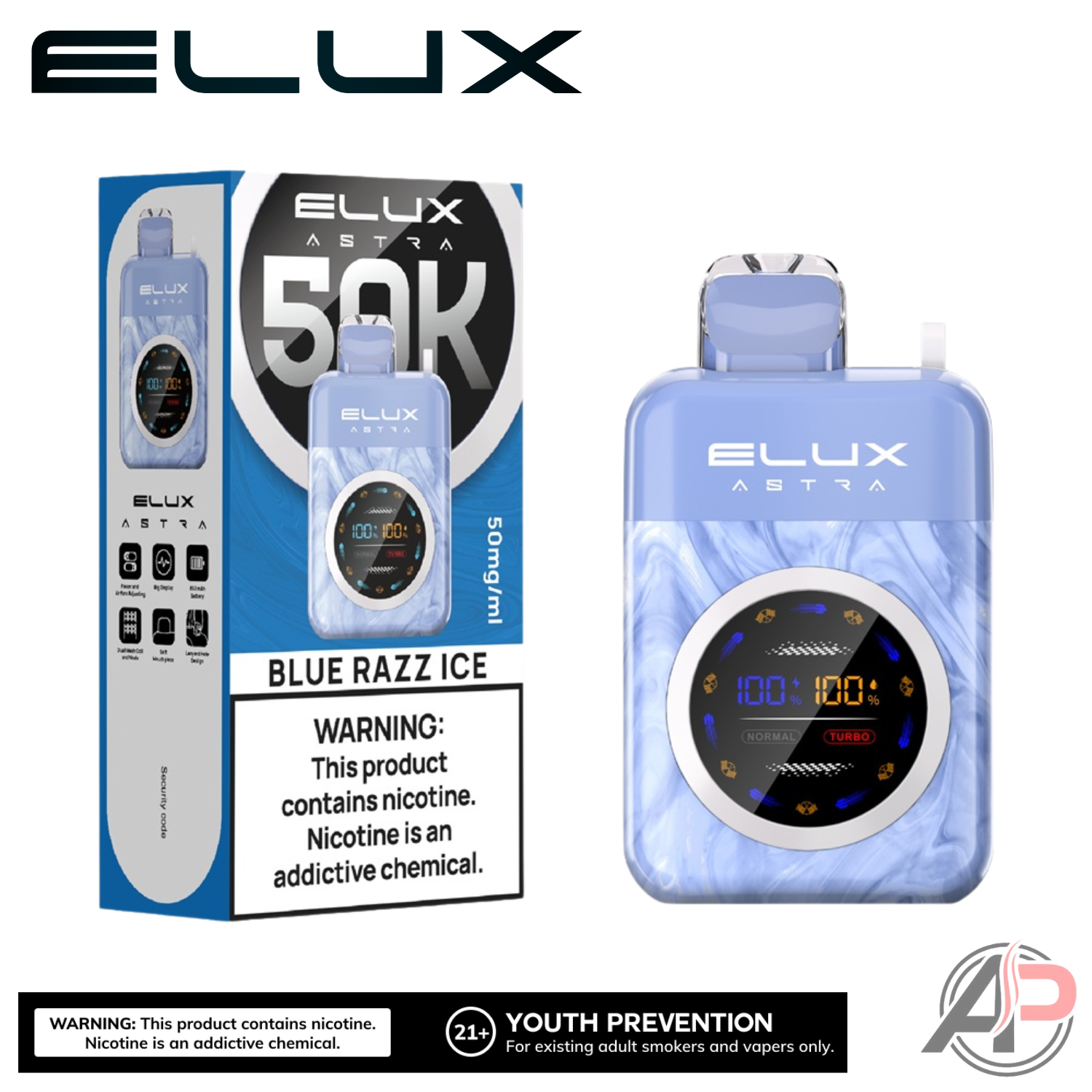Elux Astra 50000 Puffs Disposable Vape Device
