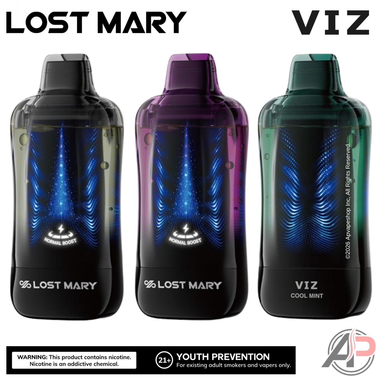 Lost Mary Viz 55,000 Puffs Disposable Vape Device