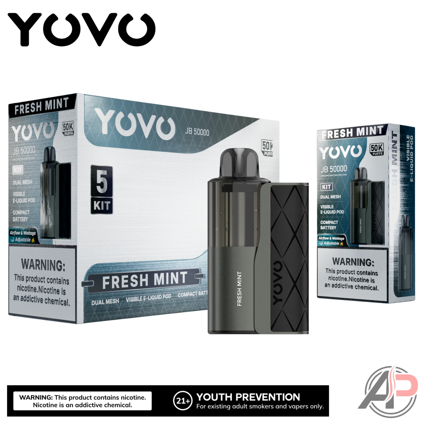 Yovo JB50000 Puffs Disposable Vape Device Kit
