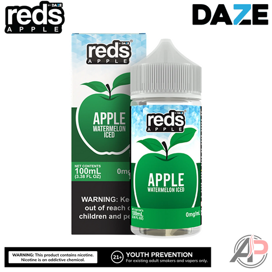 7 Daze Reds Apple Watermelon Iced E-Liquid 100mL