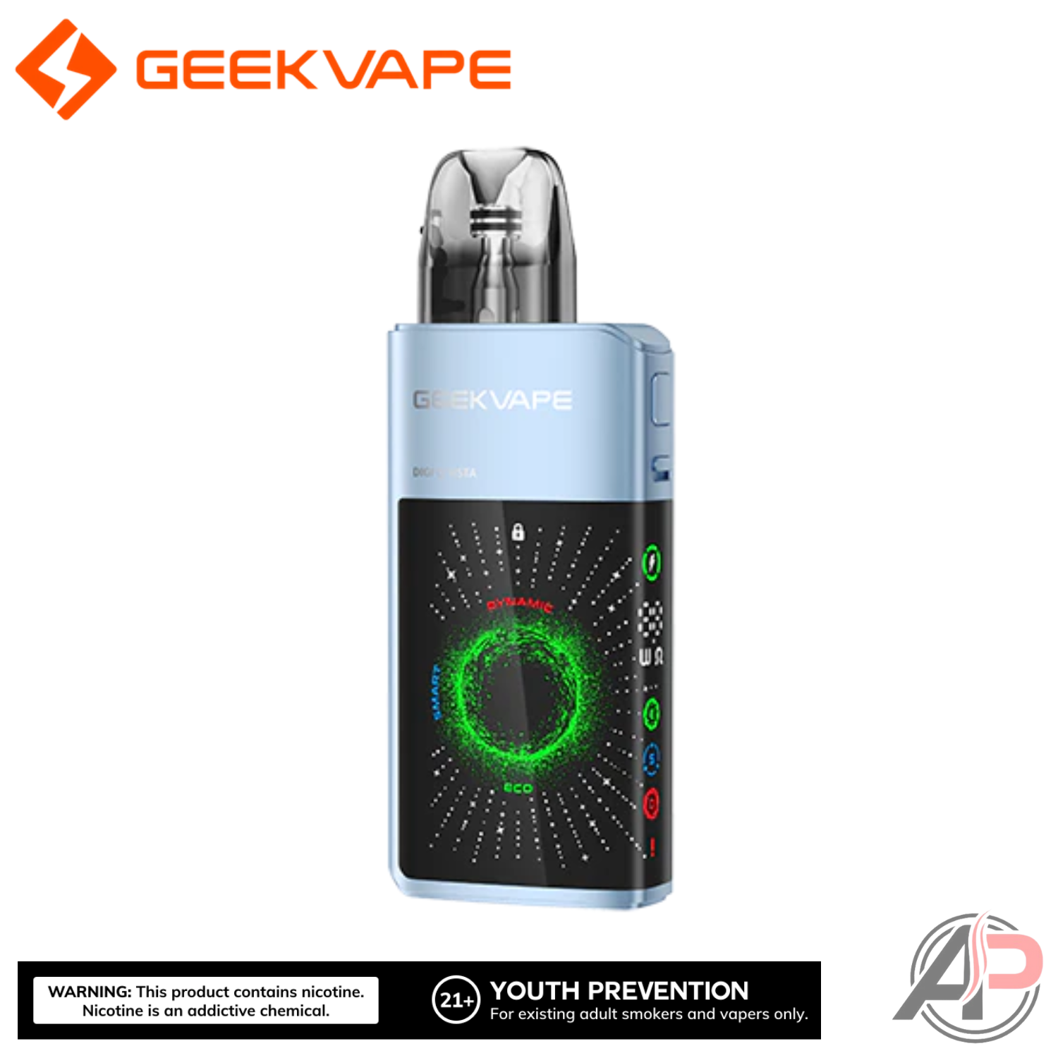 Geek Vape Digi-Q Vista 35W Pod System Starter Kit Device Apvs Geek Vape Digi-Q Vista 35W Pod System Starter Kit Device Apvs