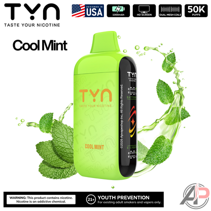 Tyn 50000 Puffs Disposable Vape Device Cool Mint
