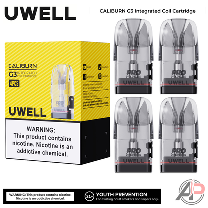 Uwell Caliburn G3 Replacement Pods 4 Pack