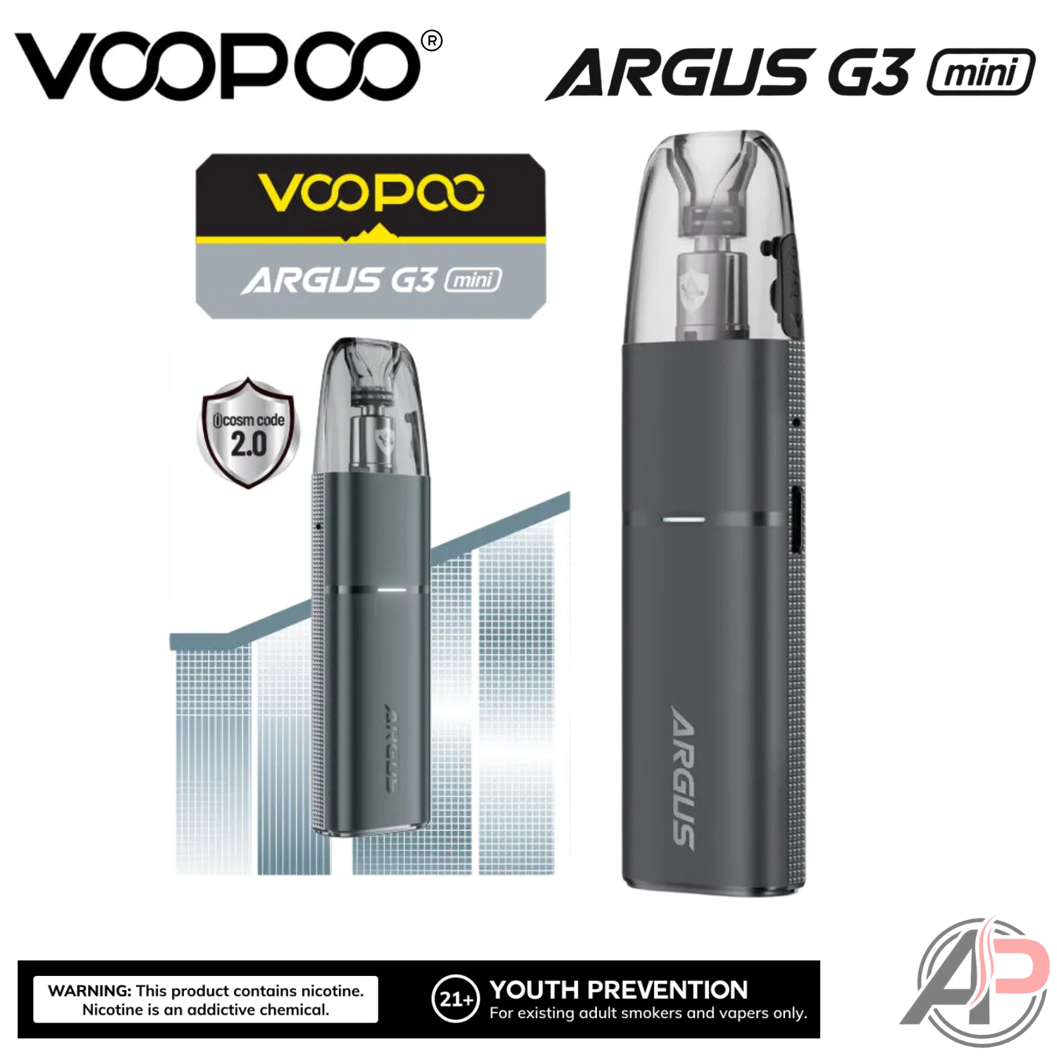 Voopoo Argus G3 Mini Pod System Starter Kit Device