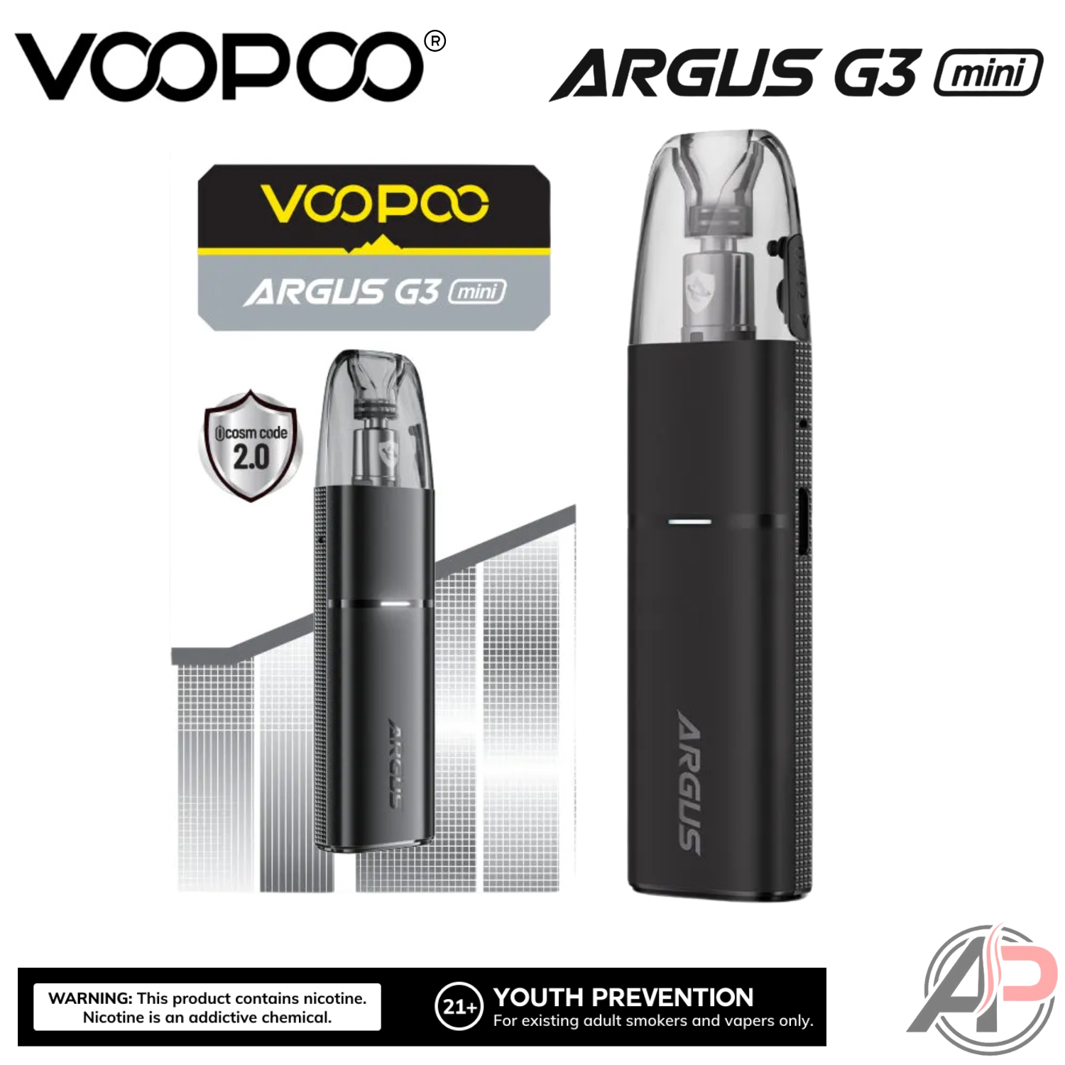 Voopoo Argus G3 Mini Pod System Starter Kit Device