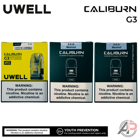 Uwell Caliburn G3 Replacement Pods 4 Pack