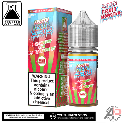 Strawberry Kiwi Pomegranate Ice E-Liquid By Frozen Fruit Monster Vape Labs 100mL
