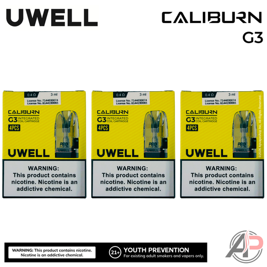 Uwell Caliburn G3 Replacement Pods 4 Pack