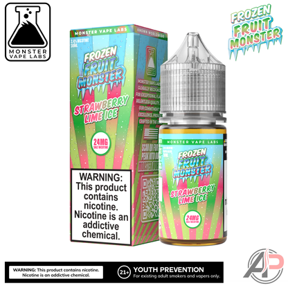 Strawberry Lime Ice E-Liquid By Frozen Fruit Monster Vape Labs 100mL