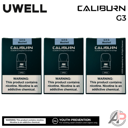 Uwell Caliburn G3 Replacement Pods 4 Pack