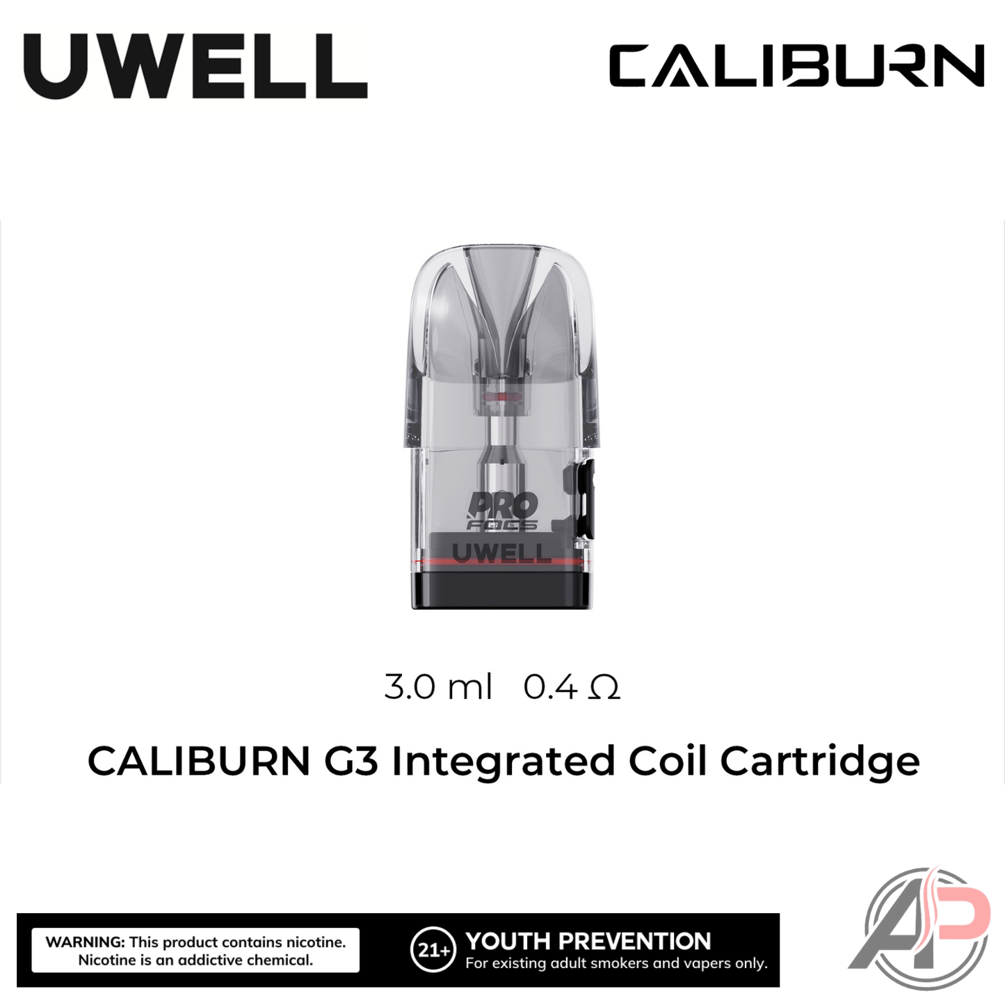 Uwell Caliburn G3 Replacement Pods 4 Pack