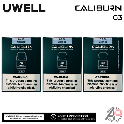Uwell Caliburn G3 Replacement Pods 4 Pack