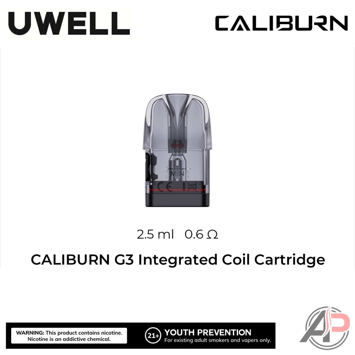 Uwell Caliburn G3 Replacement Pods 4 Pack