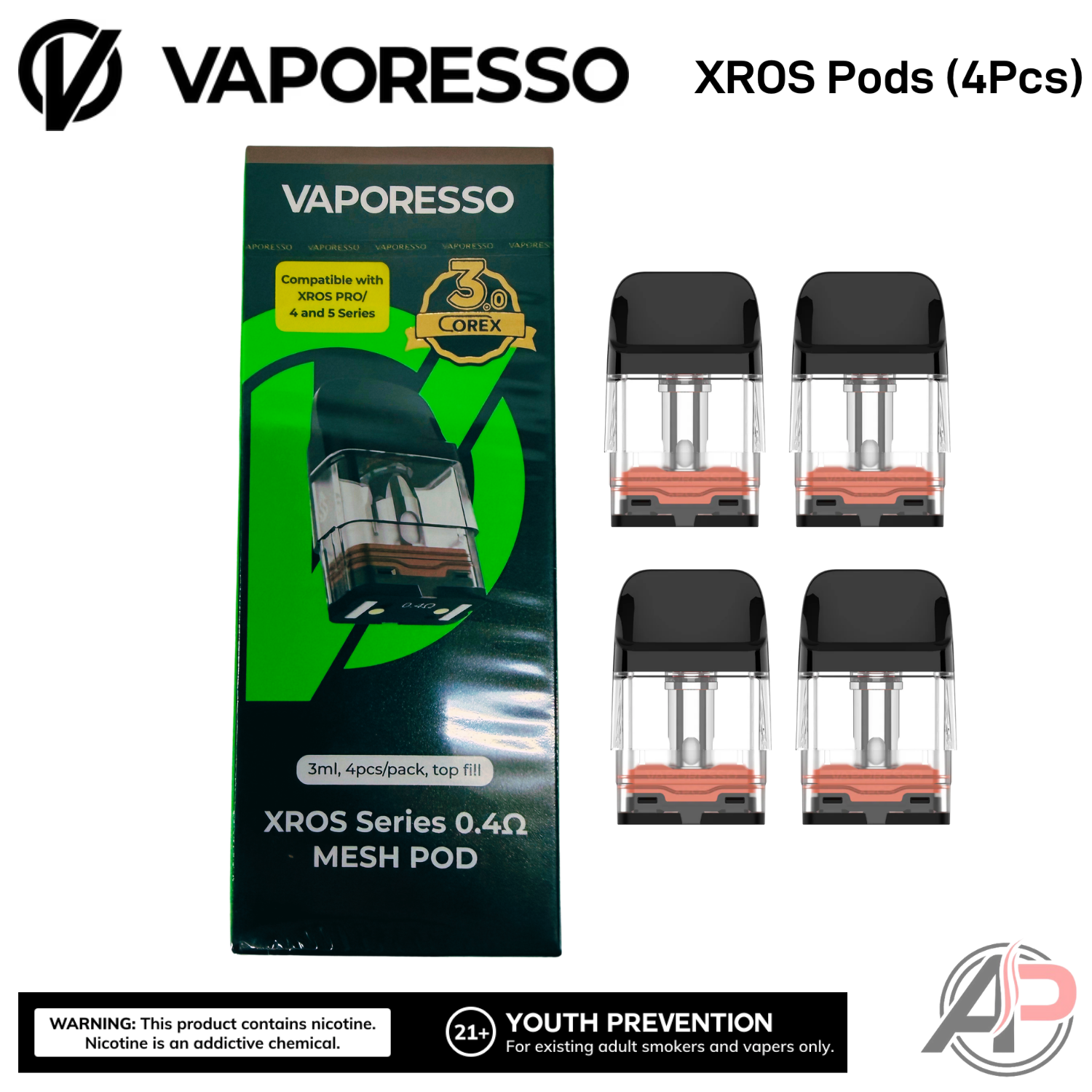 Vaporesso Xros 5 Coils Vaporesso Xros Replacement Pods 4 Pack Vaporesso Xros 5 Coils Vaporesso Xros Replacement Pods 4 Pack